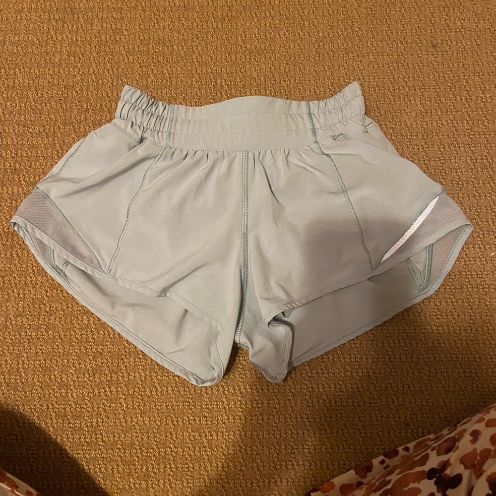 Bluish greenish lululemon shorts